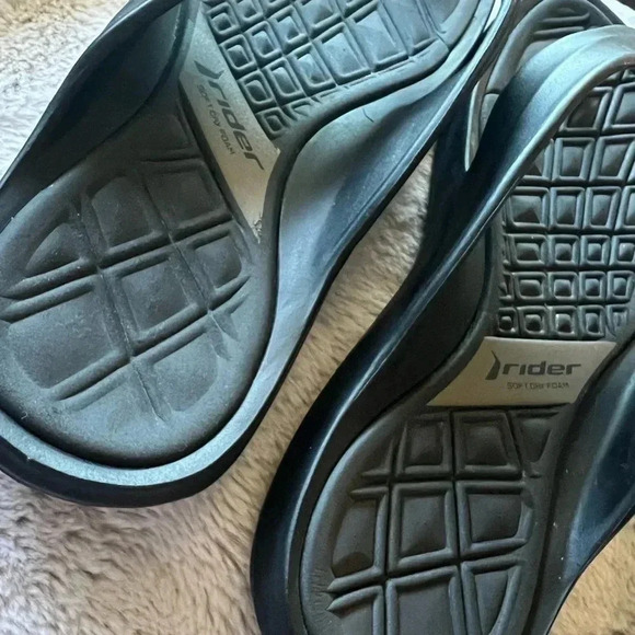 RIDER Grendene Softdry foam sandal flip flop Size 10 black - Picture 4 of 6